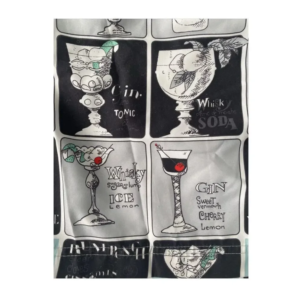 Penguin Happy Hour Cocktails‎ Mens' Lined Swim Shorts Trunks Size 36 Rum Tiki